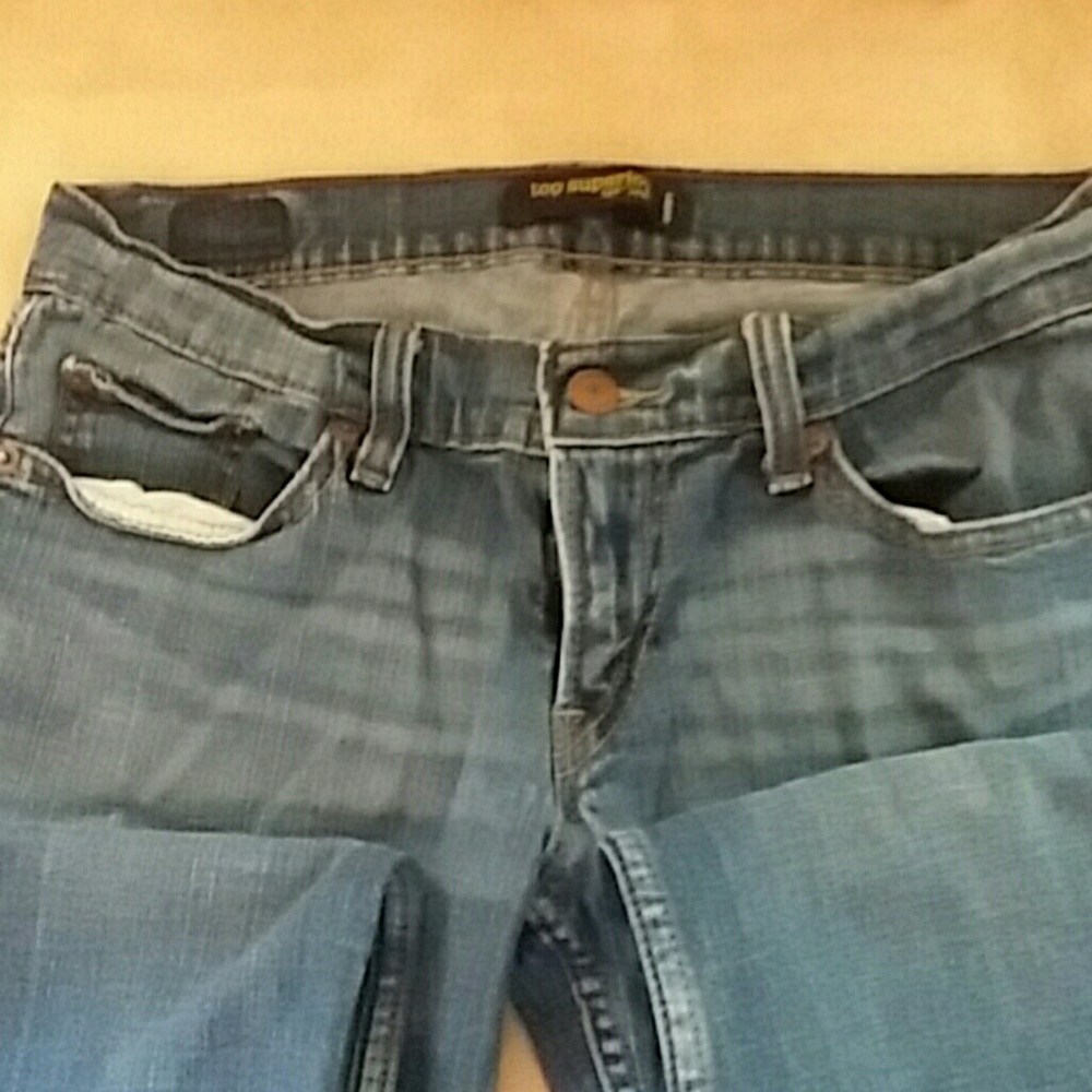 Levi's too superlow 524 jeans